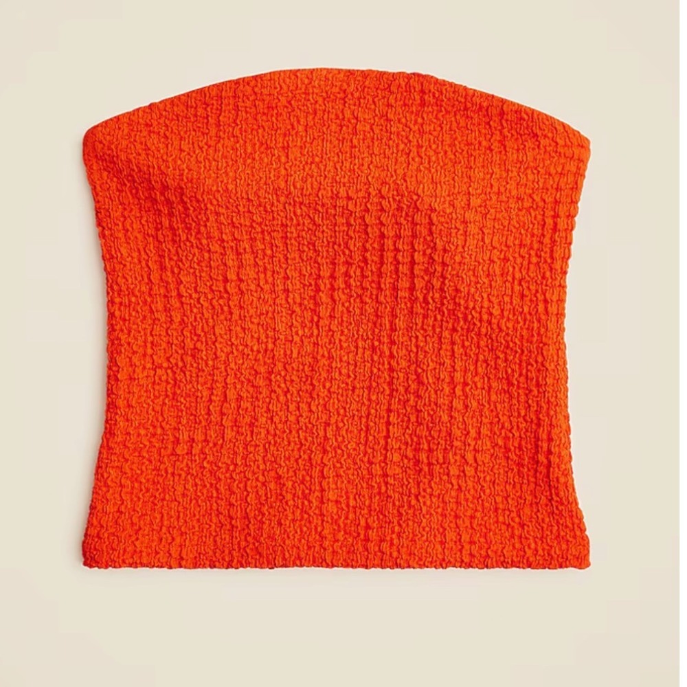 NWT J. Crew Sz M Bubble-knit Tube Top $39.50